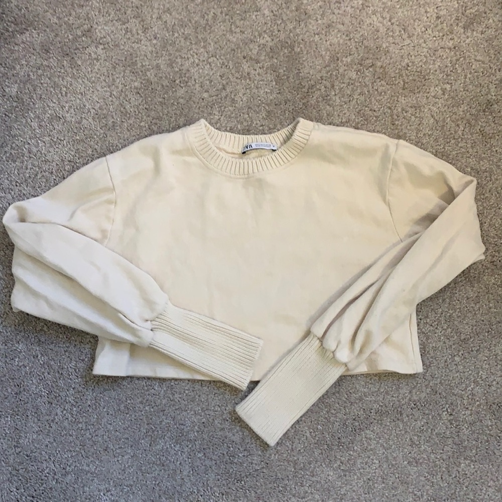 Cropped Mockneck Sweater